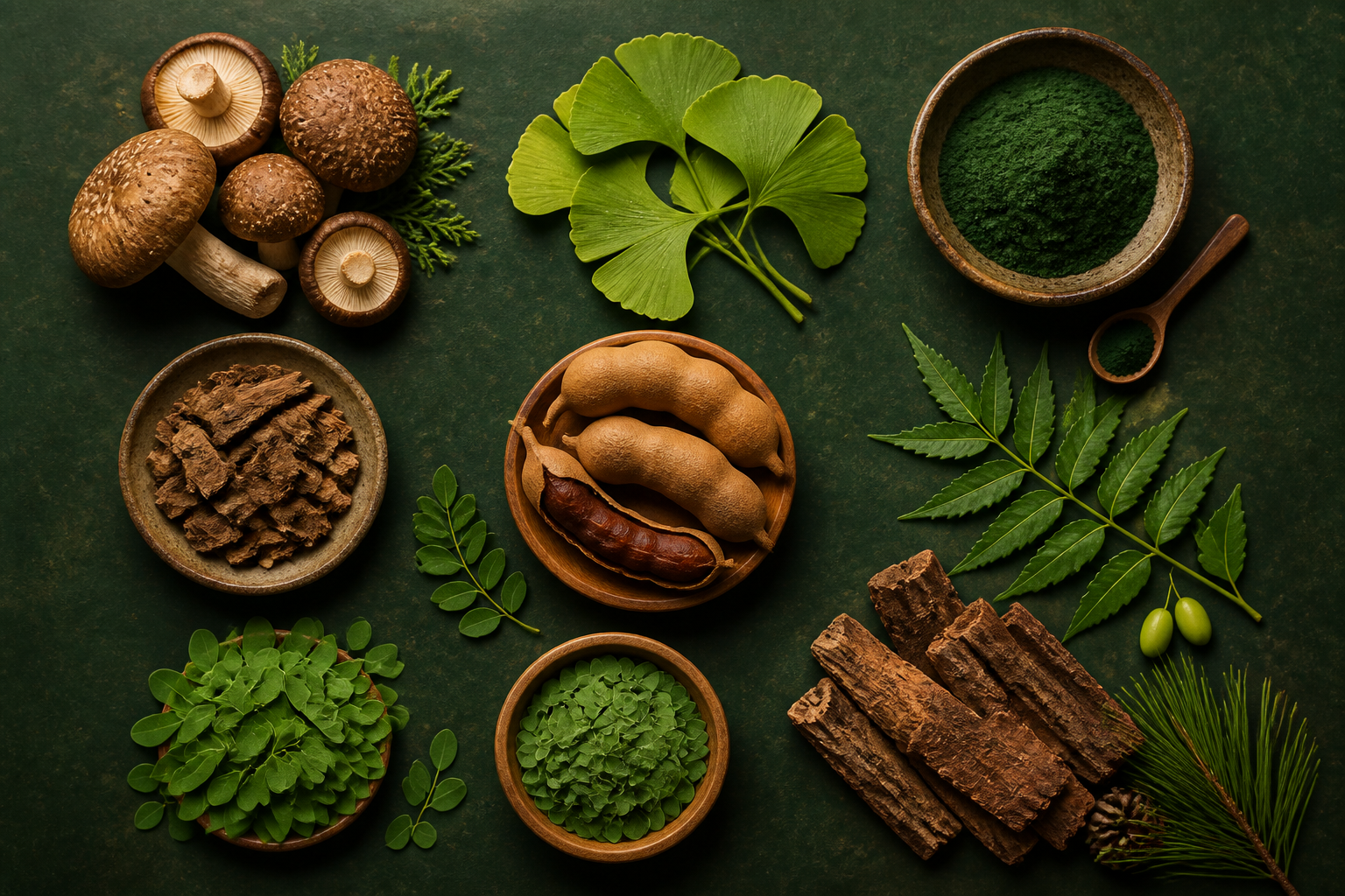 9 natural botanicals